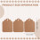 Price Tags with String Attached - Cute 500PCS Gift Tags  Paper Hang Tags for Labeling, Name Tags 7