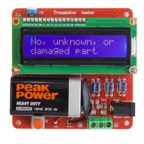 M8 Transistor Tester Multimeter Resistance Capacitance Triode Inductance Meter DIY Welding Assembly Kit 1