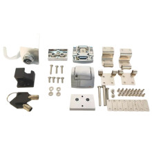 Motorcycle Chrome Tour Pak Pack Trunk Latches Hinge Lock Kit for Touring Trike 1988-2013 Luggage Lock Latche