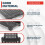 Label Holder for Roll and Fanfold Thermal Shipping Labels, Work with Desktop Label Printer, Black 4