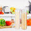 3Pcs PP Plastic Clear Pastry Boxes Airtight Round Cookie Storage Jars 5