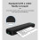 A4 Portable Thermal Printer Inkless BT Wireless Portable Printer Min Portable A4 Label Maker Home Office Use Black 3