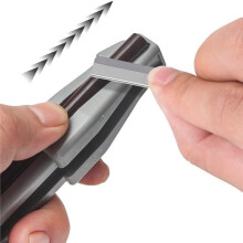 2Pcs Gray Eyebrow Pencil Sharpener, Duckbill-Shape, Portable for Travel and Home Use