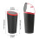 Press Type Car Trash Can with Lid, Waterproof Interior Bin for Car Cup Holder, Multi-Functional Vehicle Garbage Storage 6