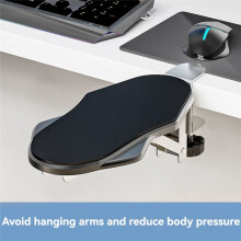 Uitbreiding Computer Armsteun Pad Tafel Ondersteuning Muis Armpols Rust Bureau Hand Beschermend Bevestigbaar Bord Muismat A