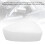 White ABS Side Mirror Cover Cap for 3 Axela M3 2014-2016 Right 3