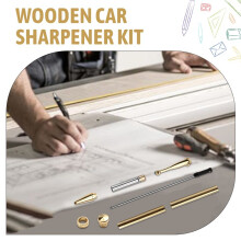 10er-Set Slimline-Stifte-Set 7 mm mit Ersatzminen, Verschiedene Farben, DIY-Drechselbank-Zubehör zum Basteln Von Geschenken, Gold