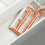 Foldable Plastic Clothes Drying Rack with Clips, 31x34cm, White/Orange 4