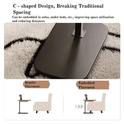 Portable Adjustable Folding Side Table/Laptop Desk, for Home Office, Coffee Table, Bedside Sofa, Office Reception Area A 2