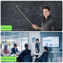 6 STUKS Pointer Stick voor Klaslokaal, Leraar Pointer, Intrekbare Stick voor Whiteboards in de Klas