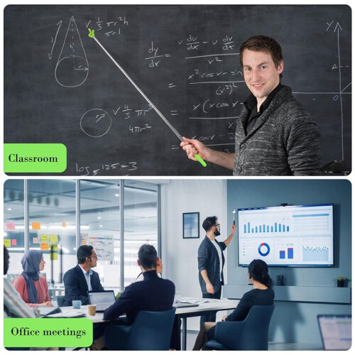 6 PCS Pointer Stick for Classroom, Teacher Pointer, Retractable Stick for Classroom Whiteboards
