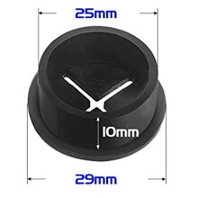 Rubber Plug Black Soft Silicone Wire Hole Cover Dust Plug Seal Opening 25mm Desktop Hole Cover