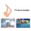 Clip Portable Anti-Entrainement Silicone Acier 6