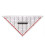 30CM Drawing Triangle Ruler Multi-Function Drawing Design Ruler with Handle Protractor Measurement Ruler 2