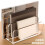 Acrylic Mail Holder Mail Organizer Countertop with Letter Sorting Compartments Office Essential 5