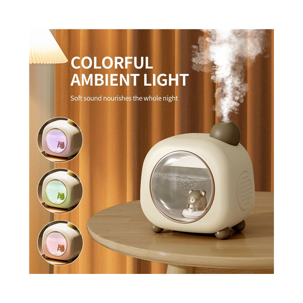 Portable Small Humidifier, 500ml Small Humidifiers for Bedroom Baby, 1800mAh USB Personal Desktop for Travel