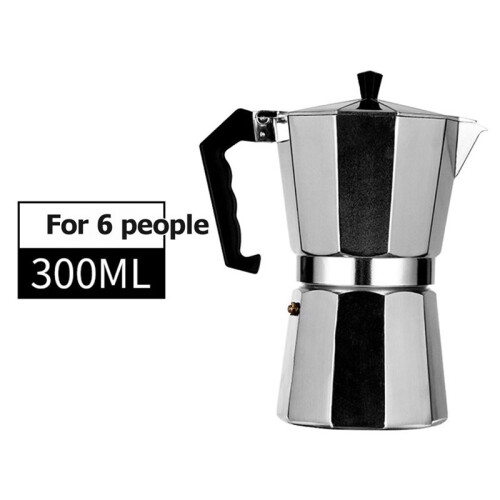Aluminum Moka Pot, Espresso Machine, Home Coffee Maker, Small Octagonal Coffee Maker for Office Use. B 1