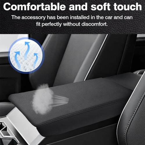 Center Console Cover for   2024 Accessories Armrest Cover Anti-Scratch Middle Console Pad Protector 2