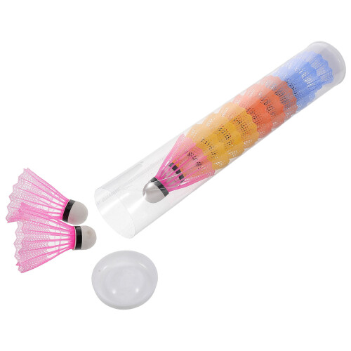 24Pcs Durable Plastic Badminton Shuttlecocks Foam Head Practice Balls 1