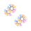 24Pcs Durable Plastic Badminton Shuttlecocks Foam Head Practice Balls 6