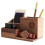 Multi-Function Wooden Desk Organizer with Pen Holder and Stationery Storage 3