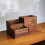 Multi-Function Wooden Desk Organizer with Pen Holder and Stationery Storage 4