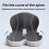 BEBAS Ergonomisk för Memory Foam Lumbar Support-Kudde för Bil, Kontorsstolar och Rullstolar 5