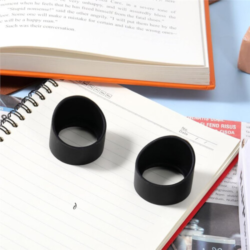 2Pcs Bio-Rubber Eye Guards for Binocular Microscopes, Fits 34-37mm Eyepieces, Comfortable 1