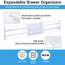 Drawer Wardrobe Dividers Organizers Expandable From Kitchen Drawer Organizer,Clear Plastic Partition Plate Tools