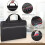 File Organizer Fireproof Business Briefcase Multifunction Waterproof Pouch with Handle & Labels Large Capacity Package 2
