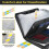File Organizer Fireproof Business Briefcase Multifunction Waterproof Pouch with Handle & Labels Large Capacity Package 3