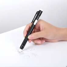 12 Pcs Mechanical Pencil Eraser Refills - Retractable Mechanical Eraser Pen 2 Pens and 10 Refills - for Writing Drawing