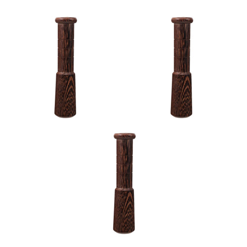 3Pcs Brown Wood Fermentation Tamper Multiuse Pickling Crusher for Home 2