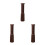 3Pcs Brown Wood Fermentation Tamper Multiuse Pickling Crusher for Home 9
