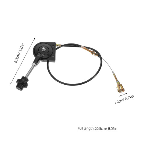 Controle Manual Para Escavadora Preto 2