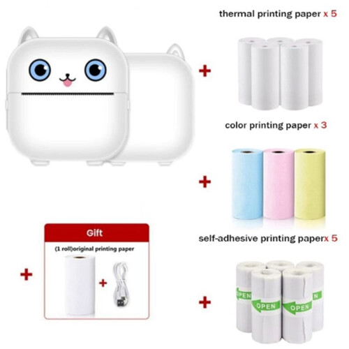 Portable  Thermal Inkless Label Maker Printer  Sticker Printer 1