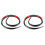 2X 1,28M Universal Takspoiler Kolfiber Tail Wing Spoiler Bakre Trunk Spoiler för 1
