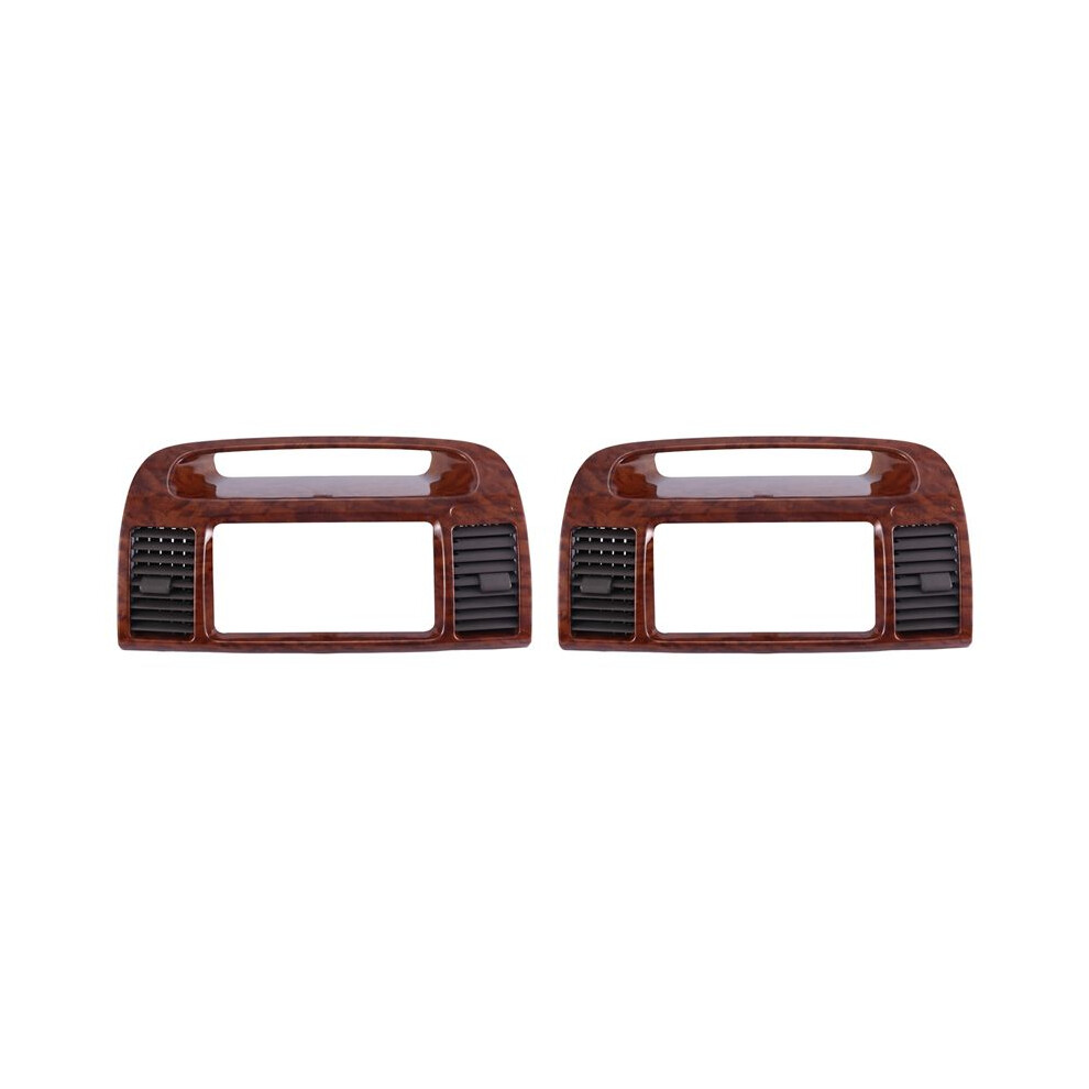 2X Car Fascia Auto Stereo Panel Mounting Dvd Radio Dashboard Air Vent Outlet For Camry 5 2002-2006 Black 4711783477069