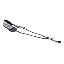 Stickerei-Saxophon-Halsband Alto/Tenor, verstellbar, Metallhaken, 49-61cm