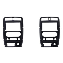 2X 2Din Car DVD Frame Audio Fitting Adaptor Dash Trim Kits Fascia Panel 9 Inch for Jimny 2007-2016