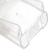 6-Pack Premium Driebladige Brochurehouder van 4 Inch Breed, Kunststof Brochurehouder, Wandmontage, Doorzichtige Aanrechtorganisator, Lectuurhouders,