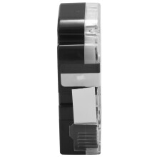 3Pcs 12mm Label Maker Tape Label Maker Black White Label Tape for /KingJim Printer