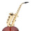 Musikbox-Ornament Saxophon Drehbar ABS 7
