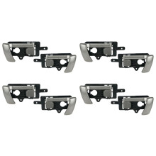 4X Left +Right Side Interior Inner Door Handle for 2007-2012 Santa Fe with Gray Knob 82610-2B010 82620-2B010