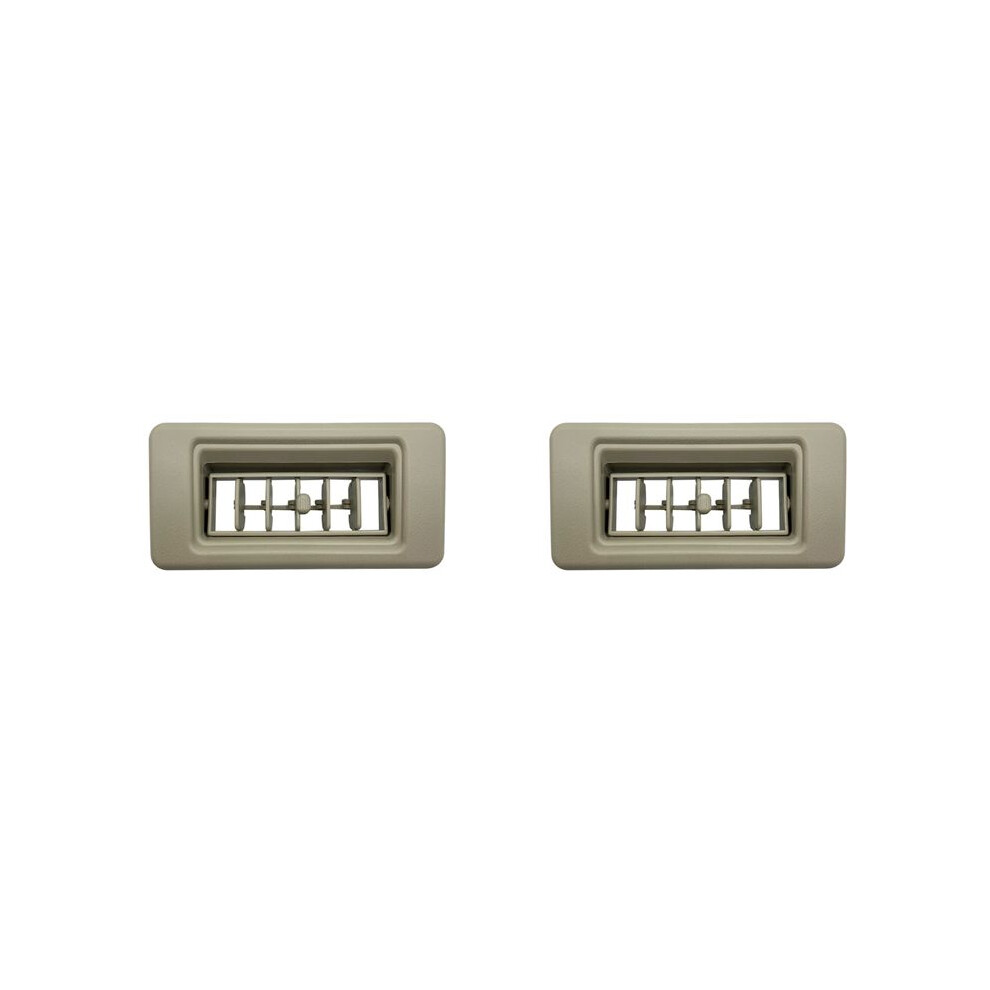 2X Roof Air Conditioning Vent A/C Panel Cover Mr360996/Mr360997 For Pajero V93 V97 Montero V95 V98 V87 Beige 4713970122943