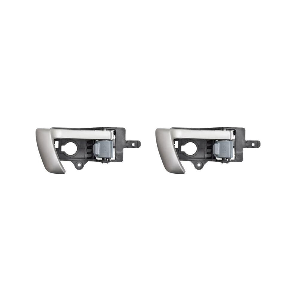 2X Front Or Rear Right Passenger Side Inner Door Handle For 2007-2012 Santa Fe W/ Knob 82620-2B010 Black 6033419907503