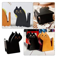 2 Unidades de Suporte de Fita para Gatos, Fita para Embalagem, Rolo de Fita, Dispensador de Fita para CíLios PostiçOs, Dispensador de Fita Divertido