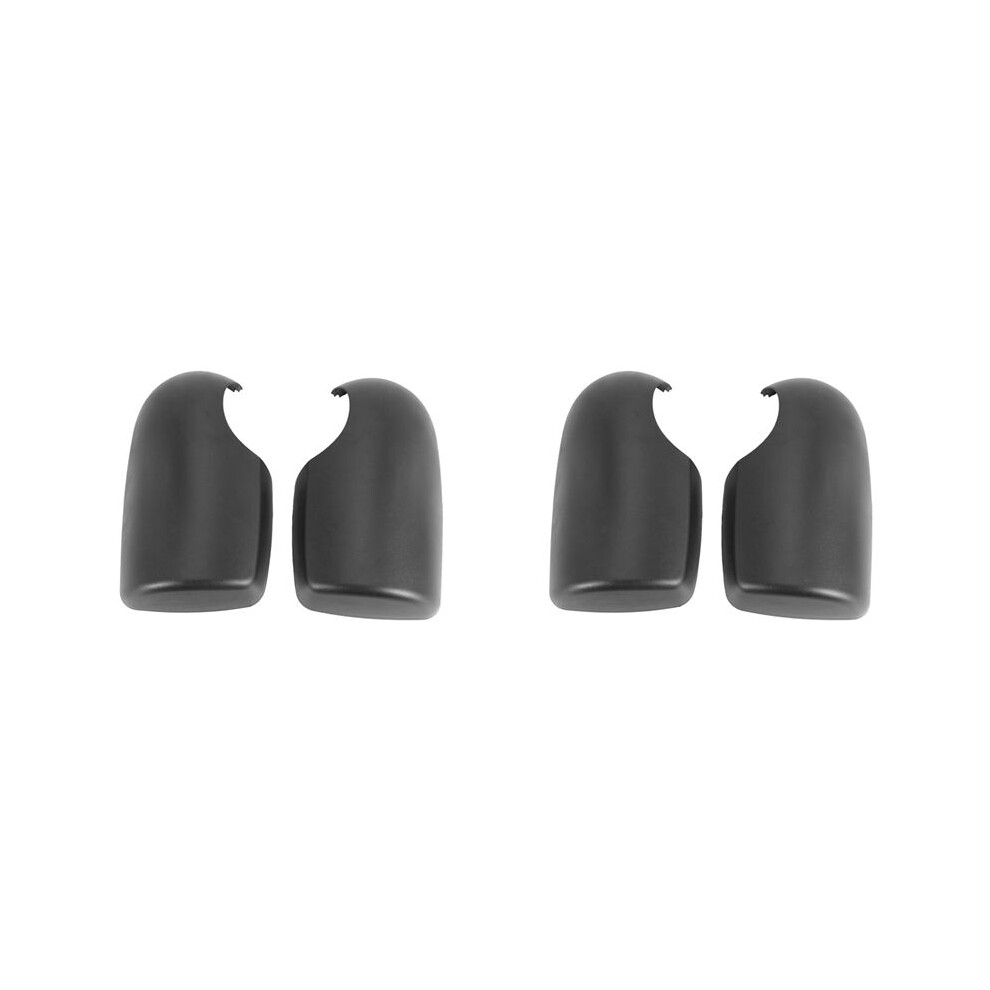 4Pcs Abs Door Wing Mirror Covers Near Passenger L+R For Transit Mk6 Mk7 2000-2014 Black 4712881147861