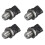 4X 0281002908 Common-Rail-Drucksensor Kraftstoffverteilerrohr-Drucksensor für 2