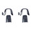 2X Car Front  Headrest Trim Cover Frame Panel Protector for   C Class W206 2022+ X254 GLC 2023(Carbon) 1
